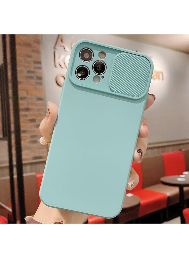 اس-توب جراب لهاتف iPhone 15 Pro مزود بغطاء حماية للكاميرا من السيليكون السائل TPU - Image 1