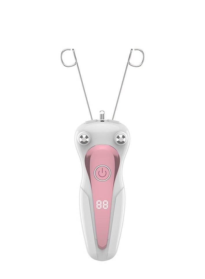 Facial Hair Remover Electric Threading hair removal for women Rechargeable Hair Removal Epilator Instant And Painless Remover With In-Built LED Light - Image 1