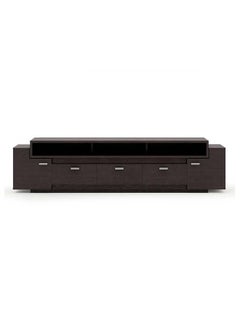 AtoZ Furniture Goliath Multi Drawer Media TV Stand in Black Color in Black Color 