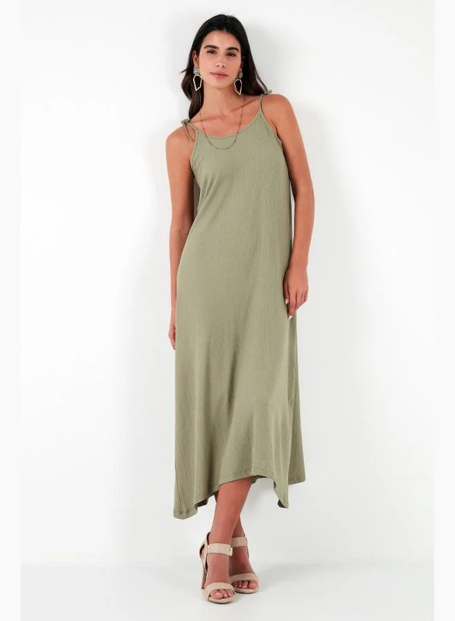 Lela  Lela Regular Fit Strappy Long Dress Women's Dress 5865732 for Women | Best Price UAE