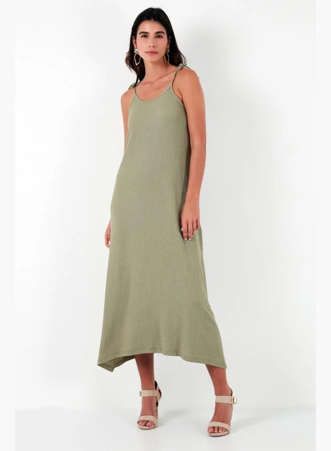 Lela  Lela Regular Fit Strappy Long Dress Women's Dress 5865732 for Women | Best Price UAE