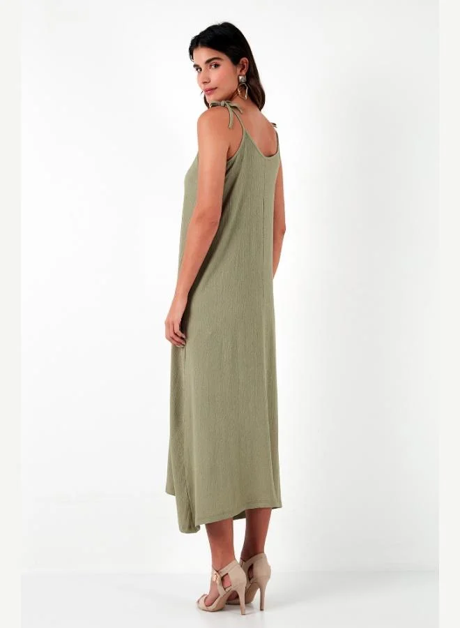 Lela  Lela Regular Fit Strappy Long Dress Women's Dress 5865732 for Women | Best Price UAE