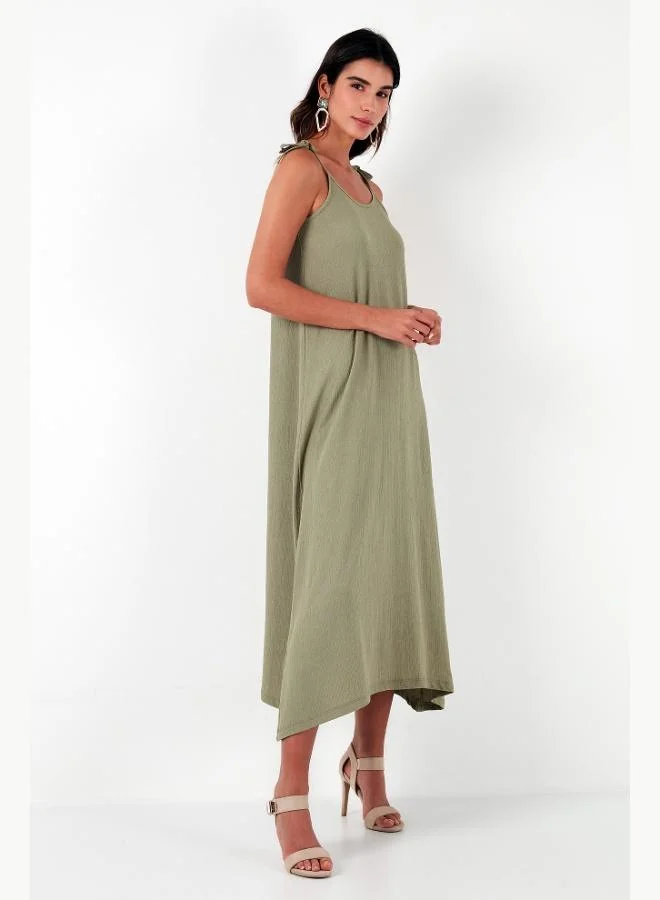 Lela Lela Regular Fit Strappy Long Dress Women's Dress 5865732