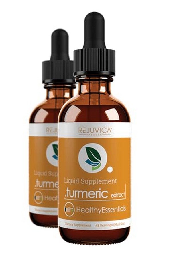 Rejuvica Health Healthy Essentials Turmeric - Turmeric Root Extract with Natural Curcumin - Liquid Delivery for Better Absorption - Supports Joint Health  - Image 1