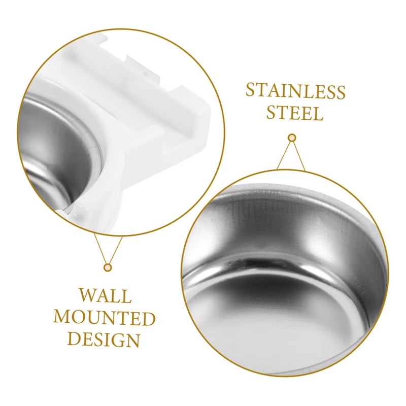 Stainless Steel Wall Mounted Ashtray Holder For Indoor Outdoor Home Use - Image 5