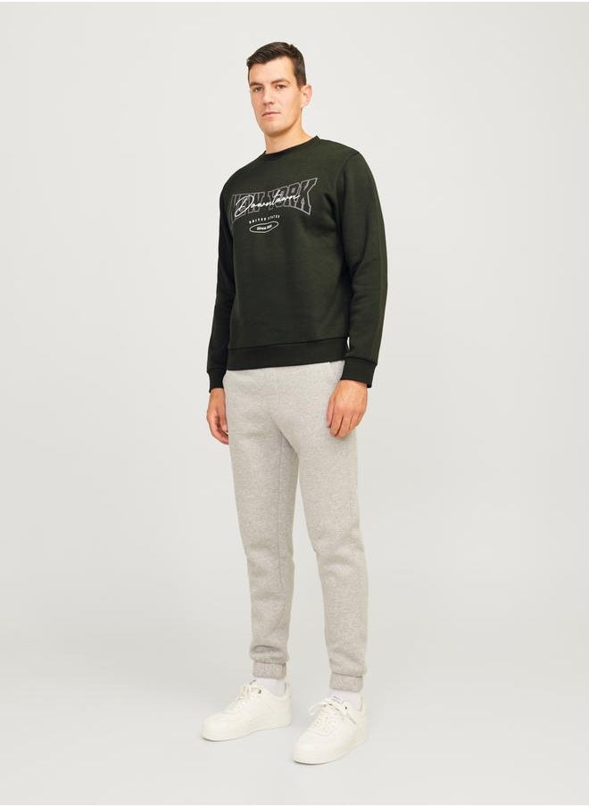 JJ Rebel by Jack & Jones NY Print Crew Neck Sweatshirt  - Image 5