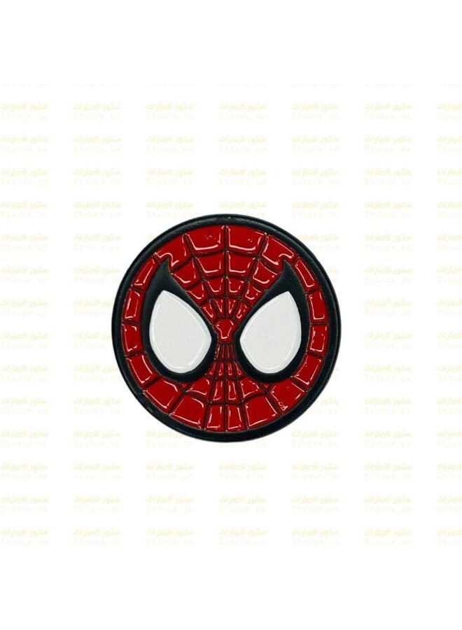 RYN Spider-Man Superhero Logo Bade for Mobile, Laptop,Jackets, Backpacks, and Hats – Red and Black - Image 1