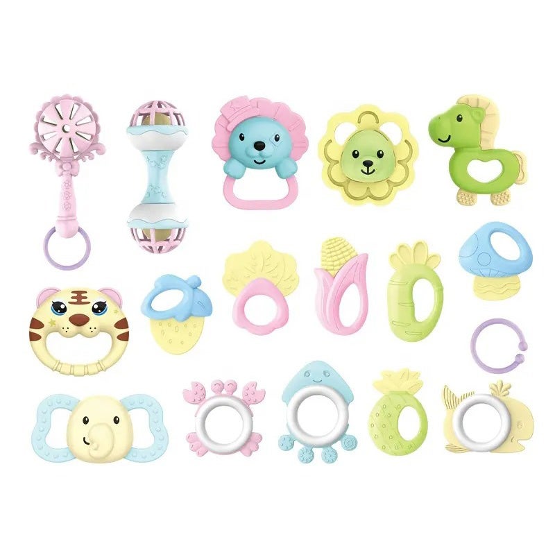 Baby Rubber Rattles Box 18 Pieces - 016743-3180 - Image 4