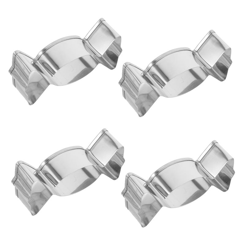 Stainless Steel Cookie Cutters Set of 4 for Baking Cake Decorating DIY Biscuit Molds - Image 2