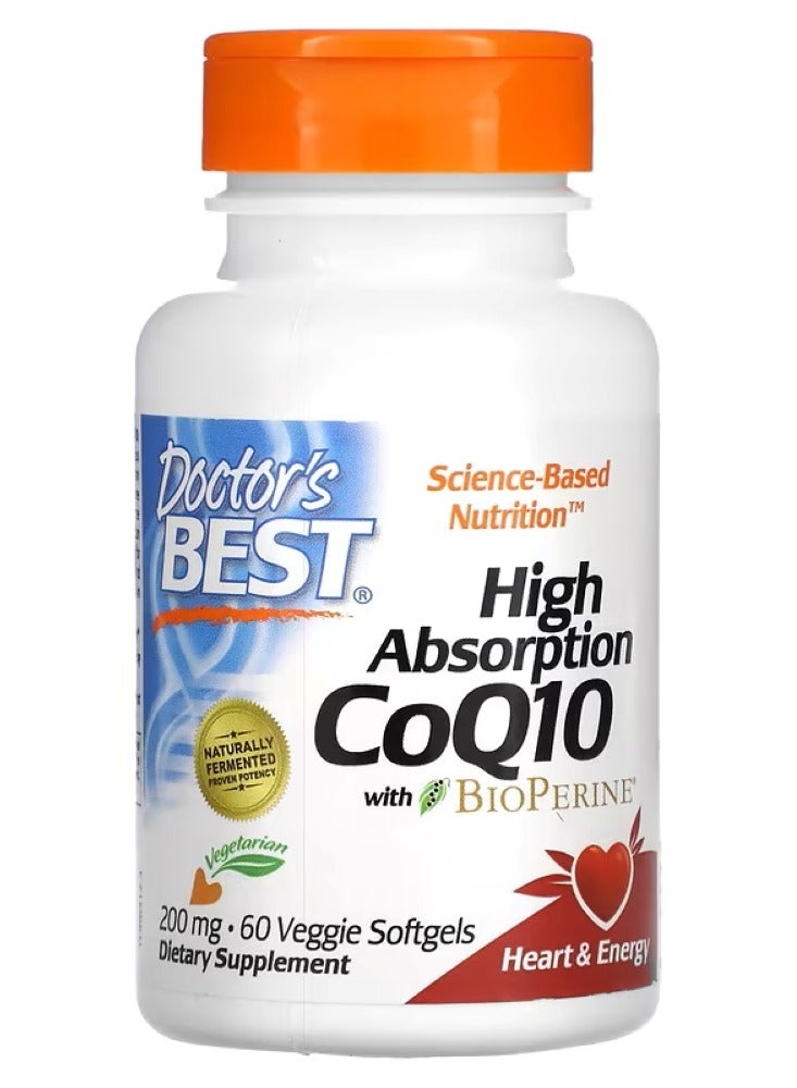Doctor's BEST Hi Abs CoQ10 200mg  60VSG  - Image 2