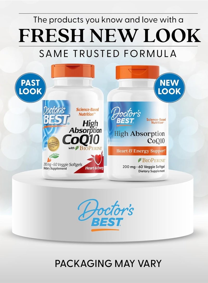 Doctor's BEST Hi Abs CoQ10 200mg  60VSG  - Image 3