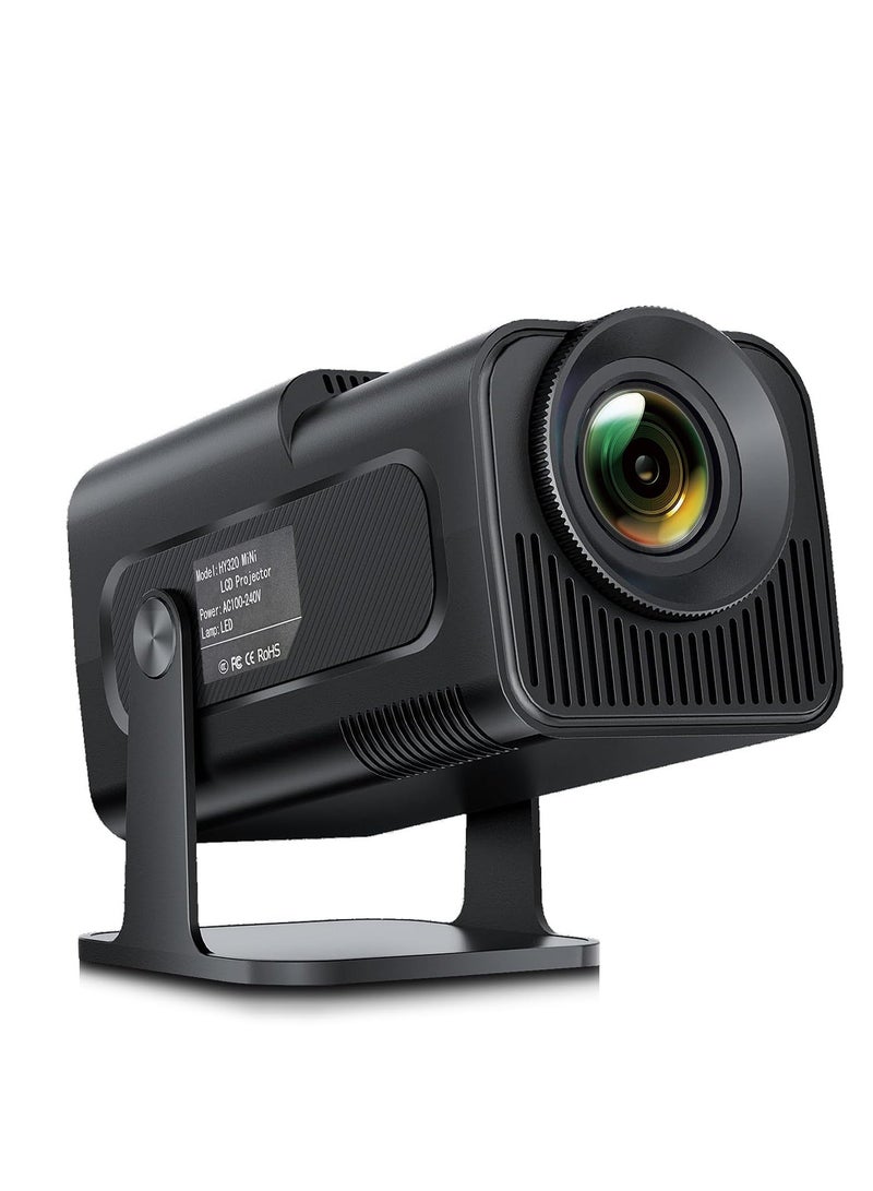 Topleo Portable Projector, HY320 Mini Projector with WiFi and Bluetooth, Support 4K 1080P with Dual-Band WIFI6 BT5.0 Android 11, Smart TV Projector Auto Keystone Correction for Phone/TV Stick/Laptop - Image 2