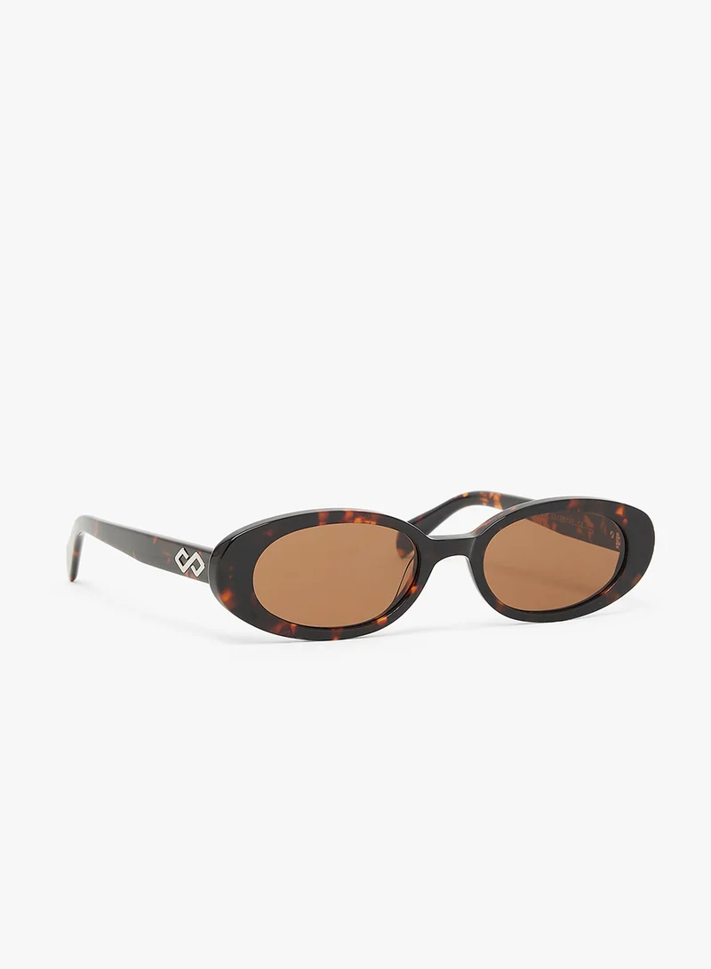 كارين وازن Olivia Oval Sunglasses