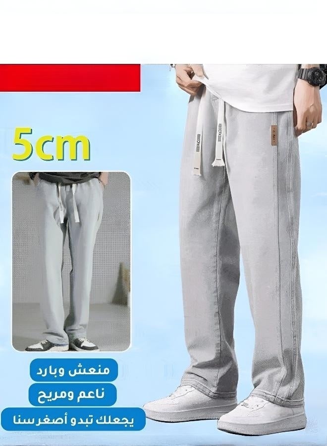 بنطلون رجالي صيفي عصري وكلاسيكي - أنيق ومريح - Image 2