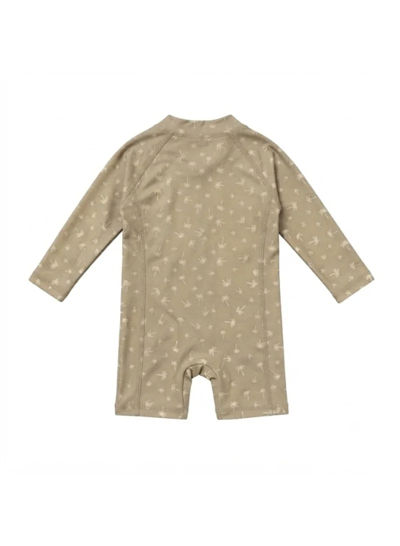 سليبستوب Slipstop Palm Sand Baby Boys One Piece Full Print Swimsuit - Quick Dry UV Sun Protection Swimwear