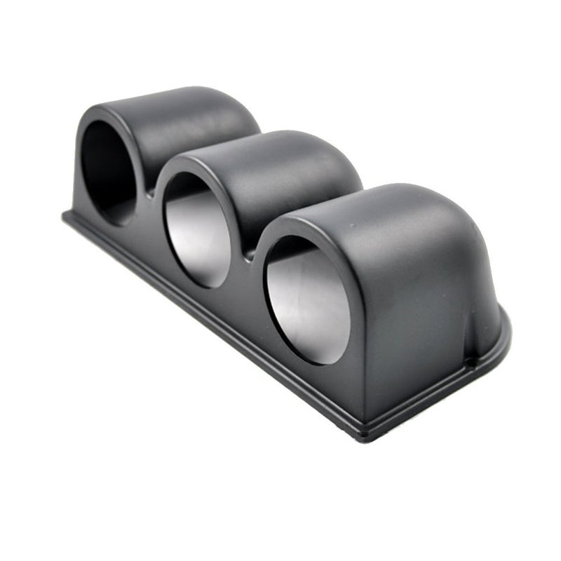 ESUPPORT حامل عدادات داش ثلاثي الثقوب 52 مم أسود للسيارات 2" - Image 5