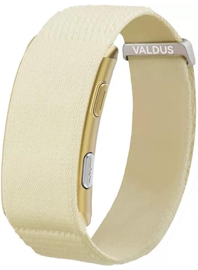 VALDUS Smart Band | Fitness Tracker | Fitness & Health Wearable | 24/7 Health Monitoring | ECG Monitoring | Long Lasting Battery Life | 1ATM water-resistant (Gold) - Image 1