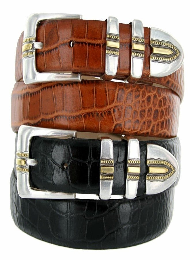 Belts.com Carmelo_Genuine Full-Grain Cowhide Leather Designer Golf Dress Belt 1-1/8"(30mm) Wide (Smooth White, 34) - Image 2