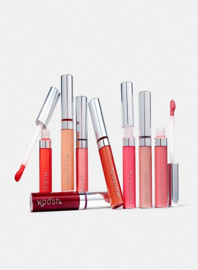Woosh Beauty, Spin-On Lip Gloss, Hydrating Hyaluronic Acid & Shea Butter, No Fine Lines, Shine Finish, Vegan & Cruelty-Free - Glaze - Image 5