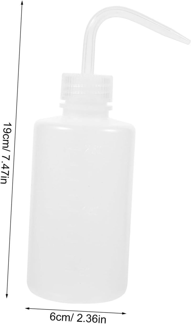 6pcs Plastic Rinse Pot Lab Use Washing Bottle Refillable Empty for Shampoo Lotion - Image 2