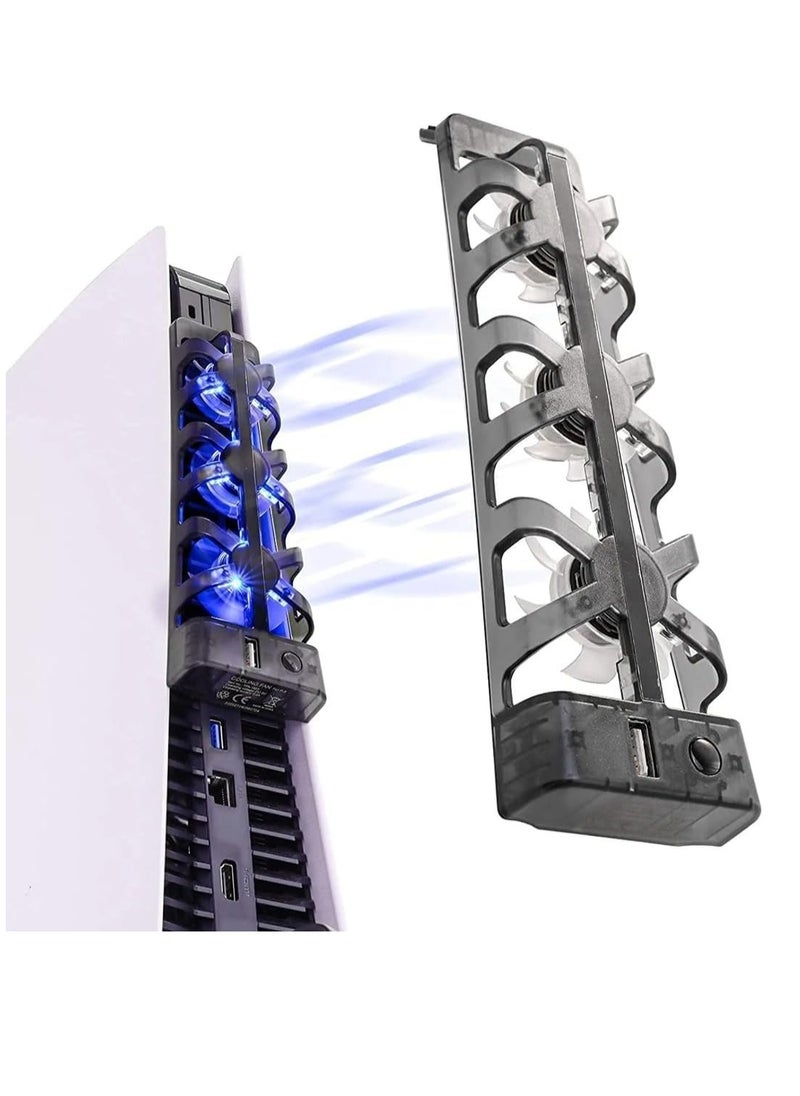 Generic External USB Cooling Fan with LED – Compatible with PS5 FAT, Disc and Digital Versions  - Image 1
