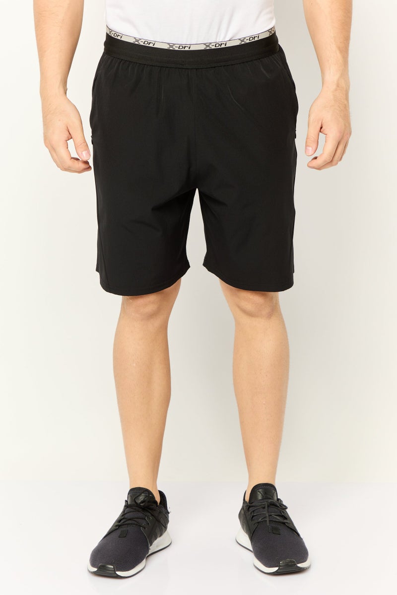 RBX Men Sportswear Fit Outdoor Drawstring Shorts, Black  - Image 1