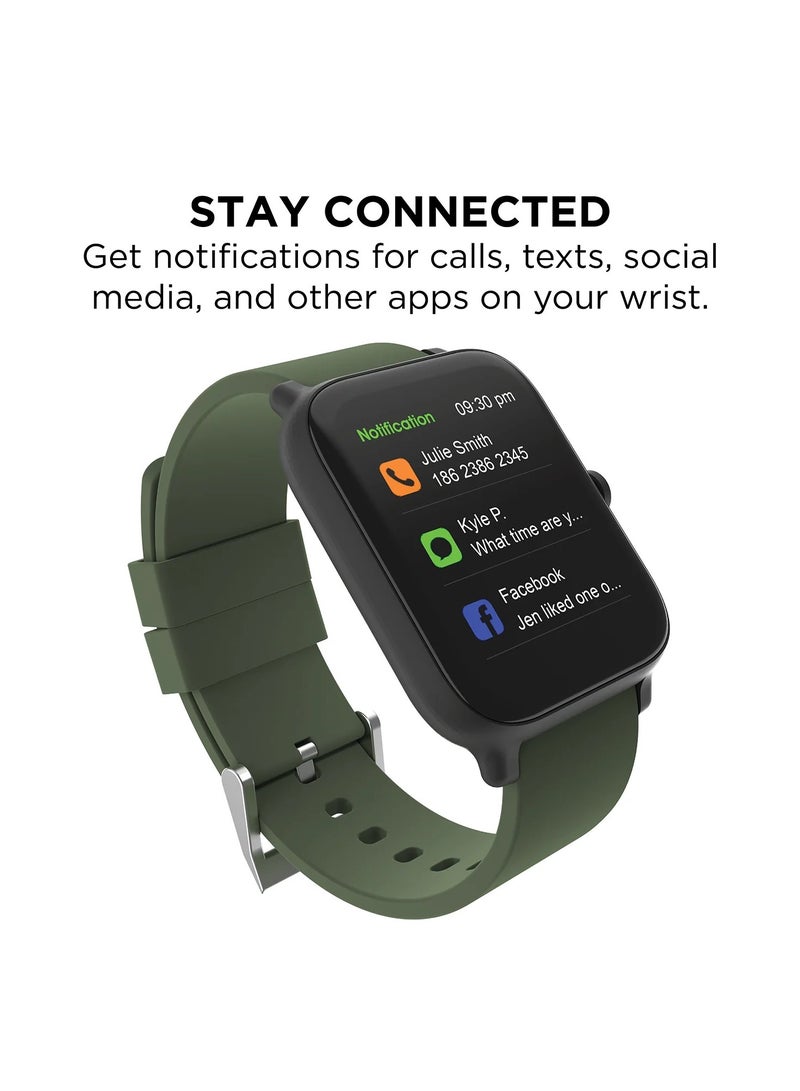 إيفو ساعة تتبع اللياقة البدنية للجنسين إيفو  أسودأخضر - Image 2