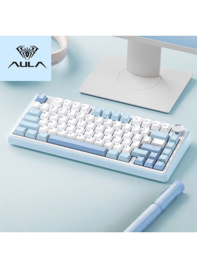 أولا كل قوي F75 ماكس الثالث الاختبار المزيف لوحة المفاتيح الميكانيكية  التحكم اللاسلكي - Image 1