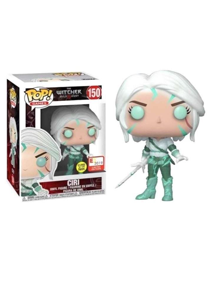 General The Witcher 3 Wild Hunt Game Luminous Heri Witcher Figure Ornaments, PVC Model Toys, Glowing Witcher 3 Hiri Character Decoration Collection Gifts  - Image 1