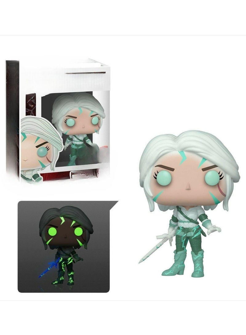 General The Witcher 3 Wild Hunt Game Luminous Heri Witcher Figure Ornaments, PVC Model Toys, Glowing Witcher 3 Hiri Character Decoration Collection Gifts  - Image 2