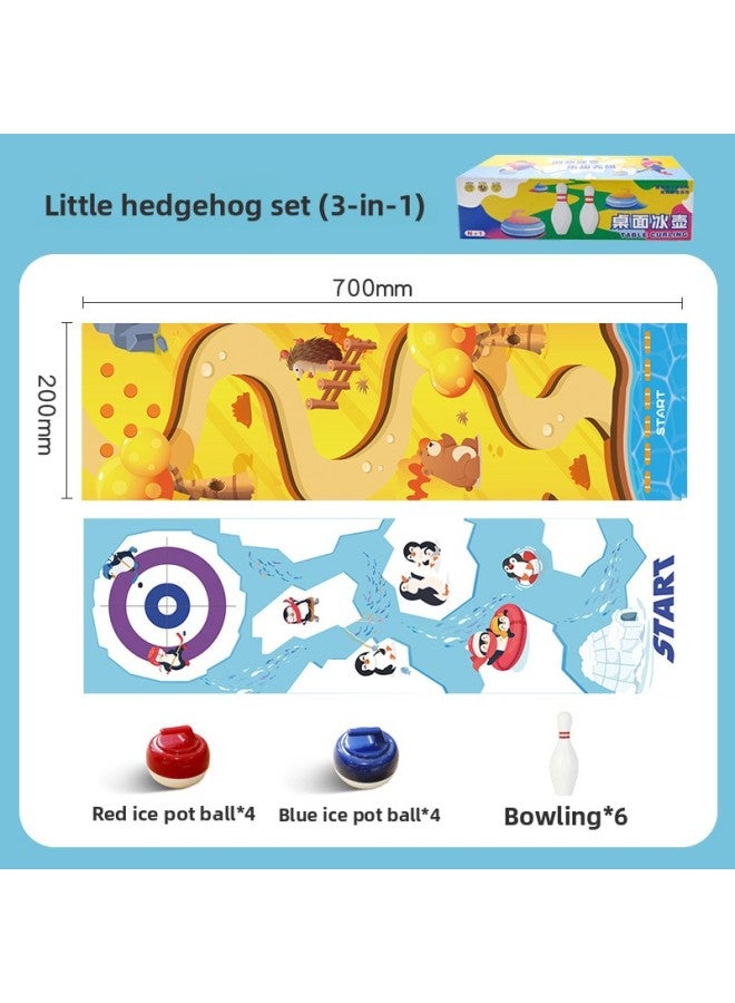 Cross-Border Curling Set, Multi-Play Battle Board Game, Curling Ball, Bowling, Sand Curling Ball, Parent-Child Leisure And Competitive Sports