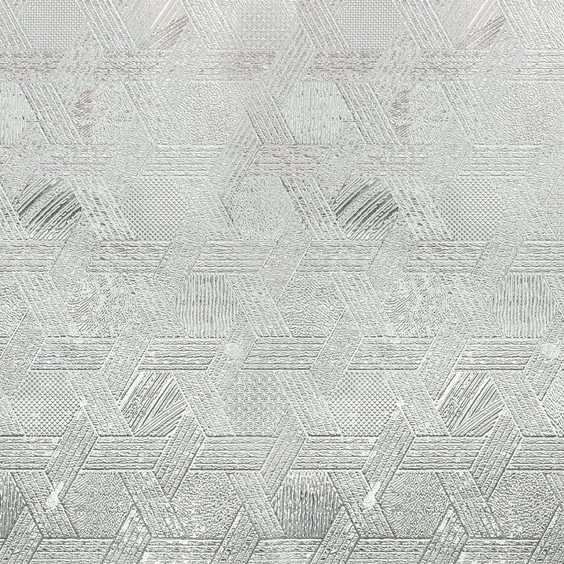 ADD.HERES 3D Stained Glass Window Film, Decorative Window Privacy Film for Bathroom,Front Door,Home, Sun Blocking Heat Control,Static Cling,23.6inch x 35.4inch Hexagonal Weave - Image 2