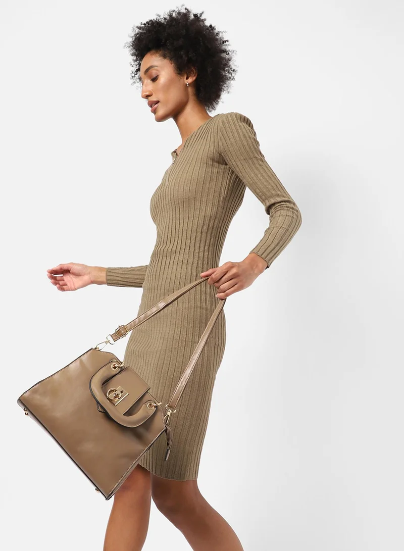 Haute Sauce Carman Beige Handbag