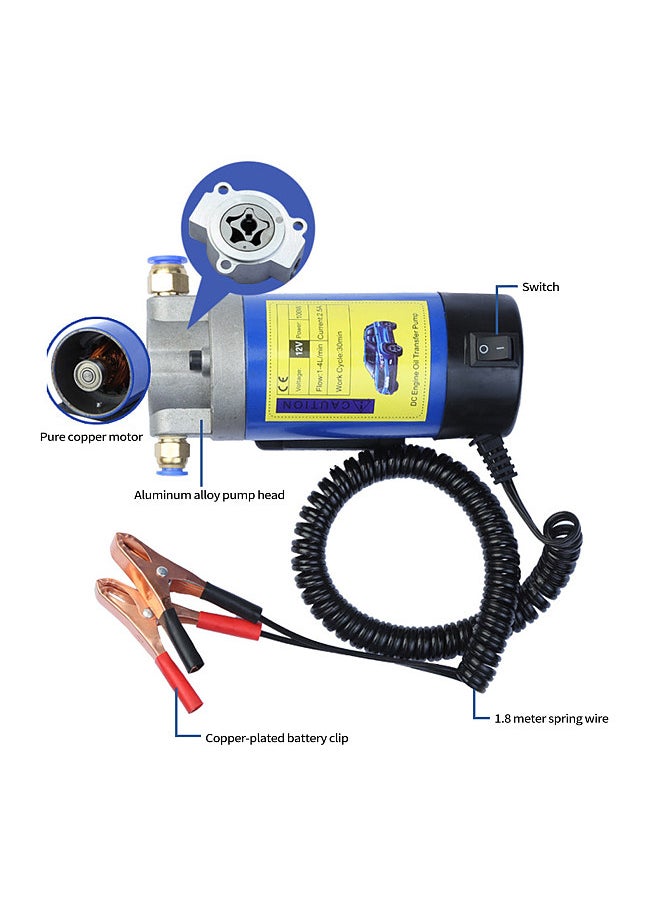 Generic - Fuel Transfer Pump, 12 Volt Portable Oil Pump Electric DC Engine Oil Transfer Pump Kit for Car Truck Ship - Image 1