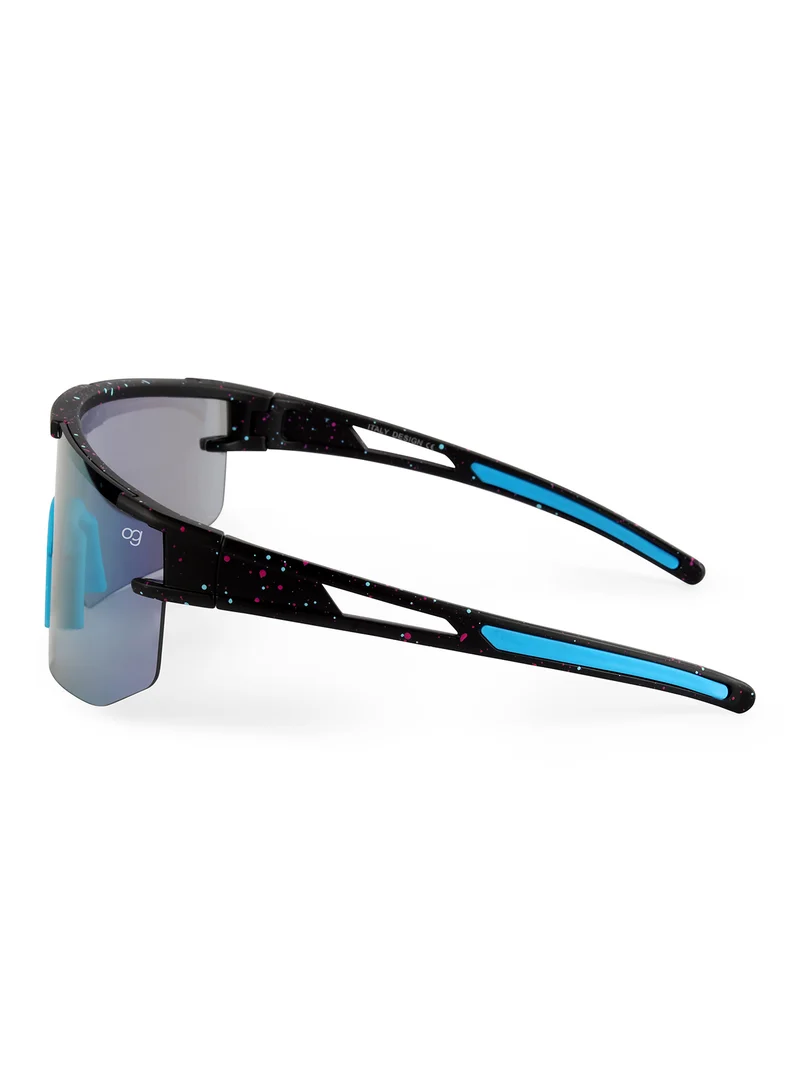 Woggles  Unisex Uv-Protected Black Sports Sunglasses  | Best Price UAE