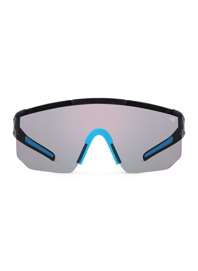 Woggles Unisex Uv-Protected Black Sports Sunglasses - Image 3