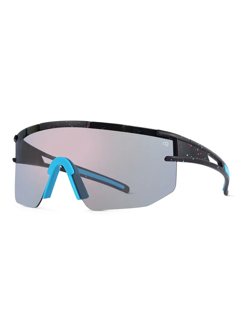Woggles  Unisex Uv-Protected Black Sports Sunglasses  | Best Price UAE