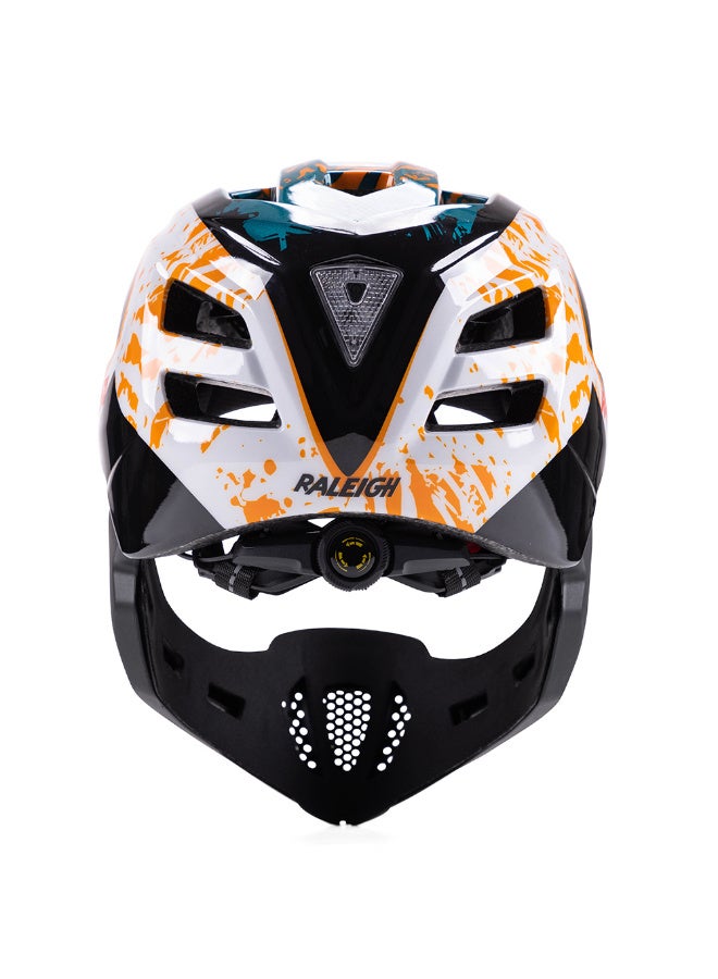 Raleigh Protective Fullface Riding Helmet With Rear Light - Image 3