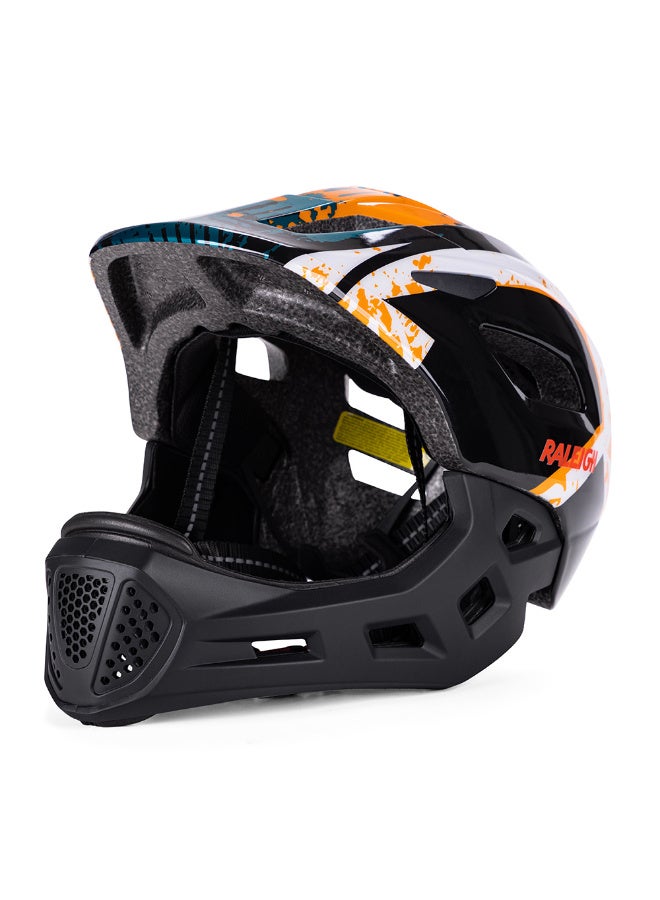 Raleigh Protective Fullface Riding Helmet With Rear Light - Image 2