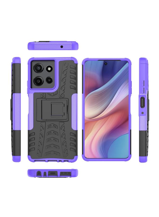 اس-توب جراب لهاتف Motorola Moto G Power 5G 2025 مصنوع من مادة TPU + PC مع حامل - Image 2