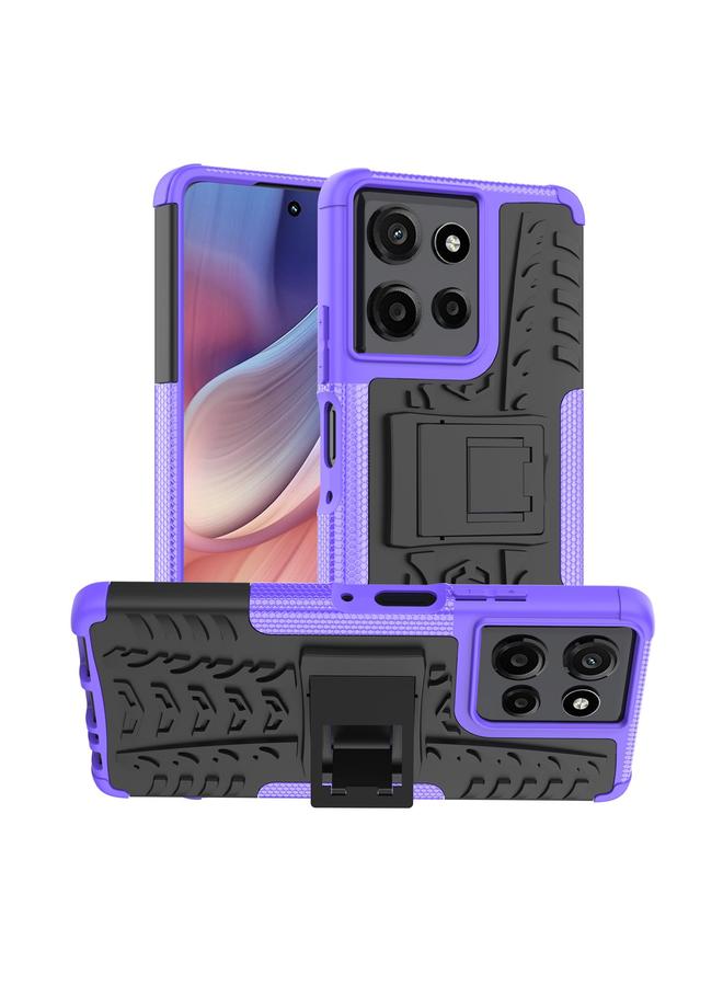 اس-توب جراب لهاتف Motorola Moto G Power 5G 2025 مصنوع من مادة TPU + PC مع حامل - Image 1