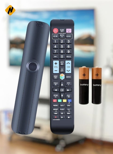 Replacement Remote Control AA59-00652A for Samsung Smart TV, Compatible with UN40ES6100, UN46ES6100, UN50ES6100, UN55ES6100, UN60ES6100F, and More with Battery