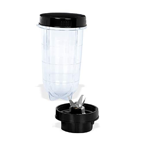 Su-mix Super Premium Big Bullet Juicer Jar ABS Plastic Set of 1 Bullet Jars 530ml- Black - Image 3