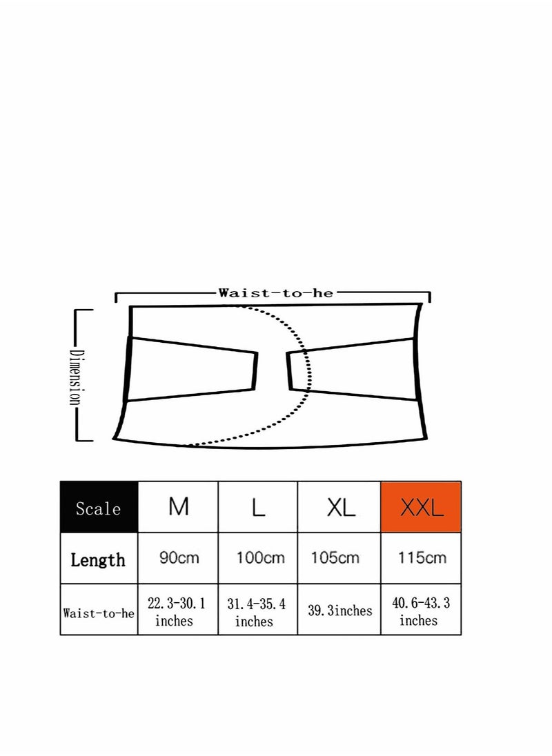 Excefore Neoprene Waist Trimmer Ab Belt for Men Trainer Corset Slimming Body Shaper Workout Sauna Hot Sweat Band  - Image 4