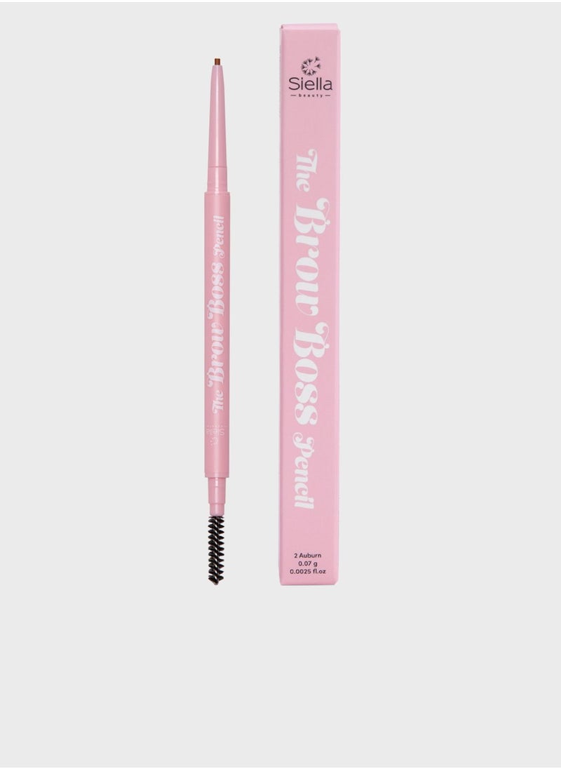 Siella Beauty The Brow Boss Pencil 2 Auburn  - Image 1