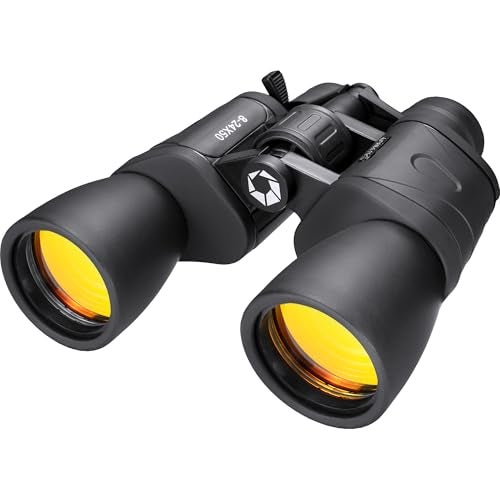 Barska Gladiator 8-24x50 Zoom Binoculars with Tripod Adaptor for Long Range Viewing, Birding, Events, etc - Image 1