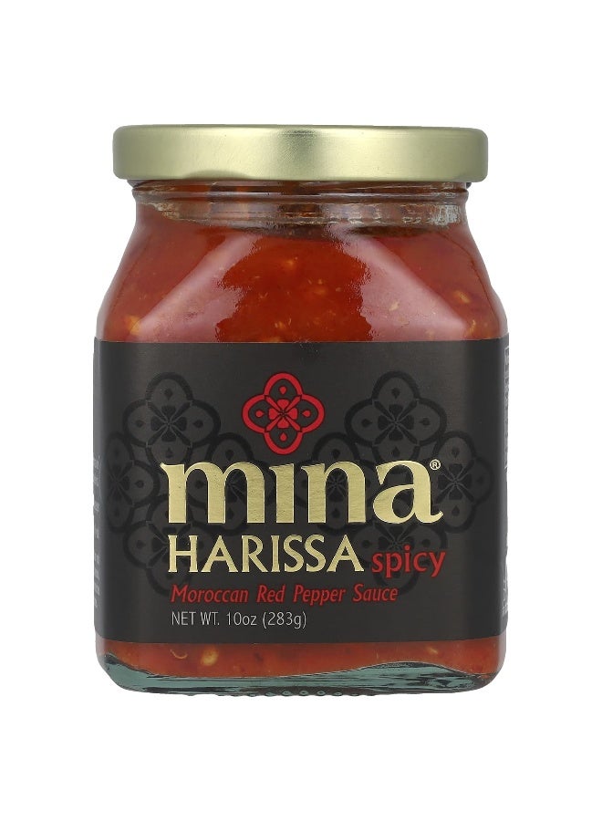 Mina, Harissa, Moroccan Red Pepper Sauce, Spicy, 10 oz (283 g) - Image 1