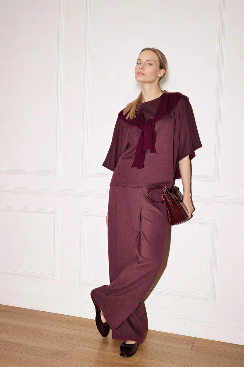 Defacto Straight Fit Regular Hem Trousers