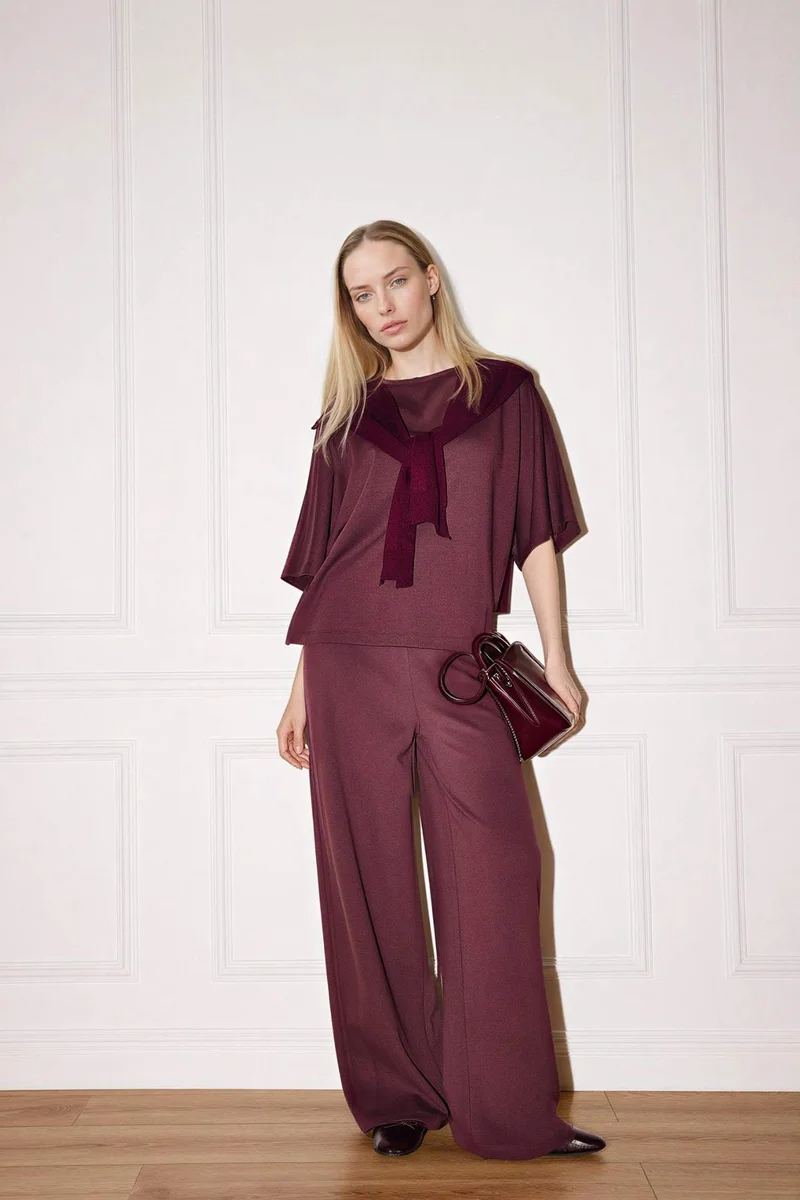 Defacto Straight Fit Regular Hem Trousers