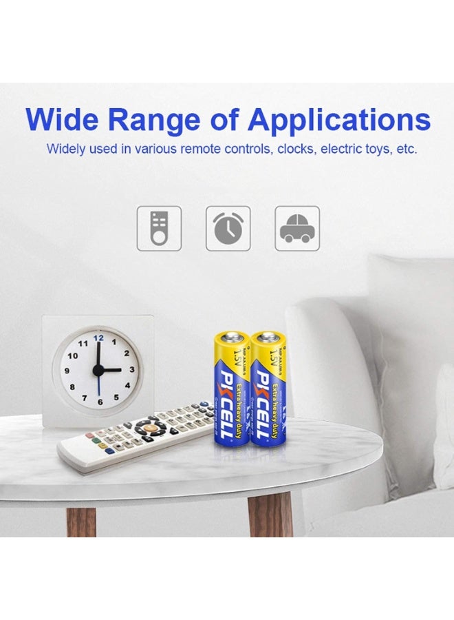 PKCELL AA 1.5V High Performance Zinc Carbon Batteries R6P for Toys, Remote Controls, Lights, Pack of 12 PKCELL - Image 2